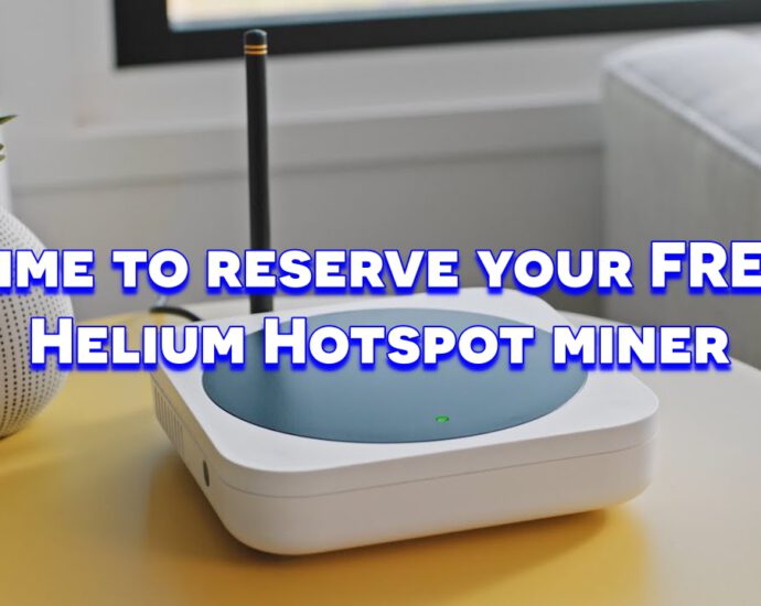 Time to reserve your free Helium Hotspot miner