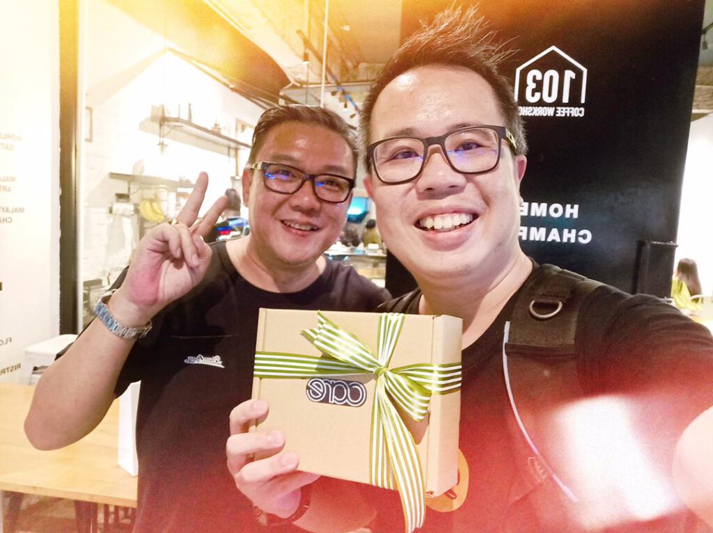 Care Condom Bonn Lam and AL Media Alan Lim
