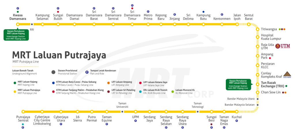 Projek Kedua MRT Lembah Klang, Putrajaya MRT Line