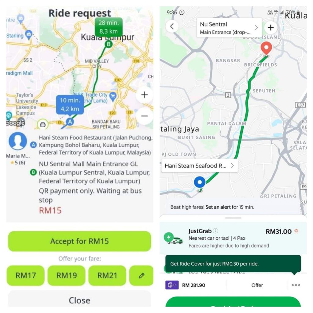 Why indrive driver accept low fare