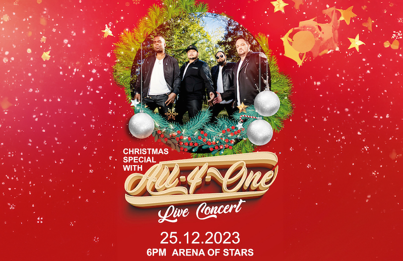 Stellar Xmas with Grammy Award Winners All-4-One Live Concert at the Arena of Stars