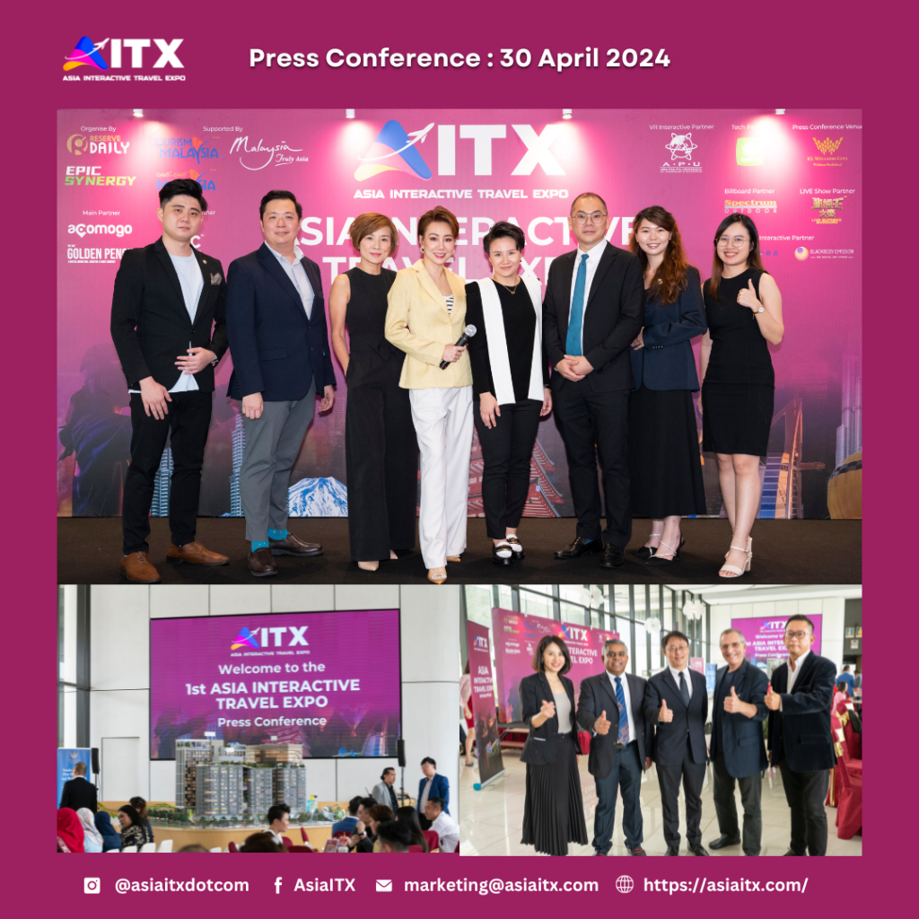 AITX Asia Interactive Travel Expo 2024 Press Conference at KL Wellness City Gallery