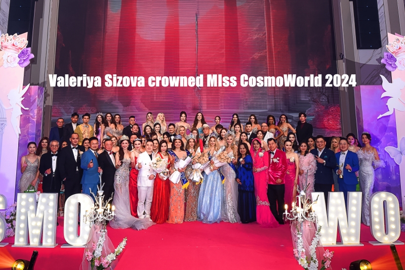 Valeriya Sizova crowned MIss CosmoWorld 2024