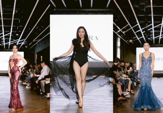 Dr. Kinmi, Sariya Ng(黄琳婷) and Charlotte Yeung(杨晓岚) Make Their Mark on the International Fashion Stage
